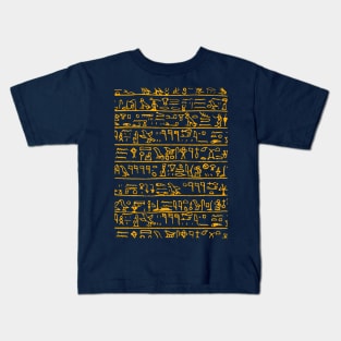 Egyptian hieroglyphs Kids T-Shirt